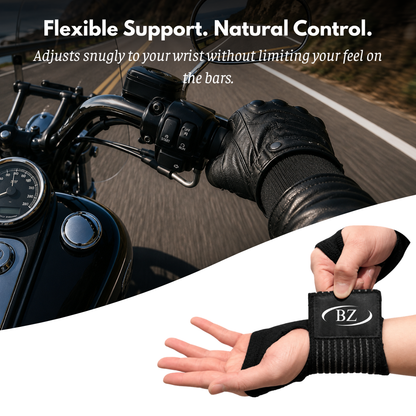 BikerZonez RideFlex™ Motorcycle Wrist Support