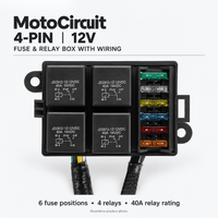 4P 12V 40A Wired