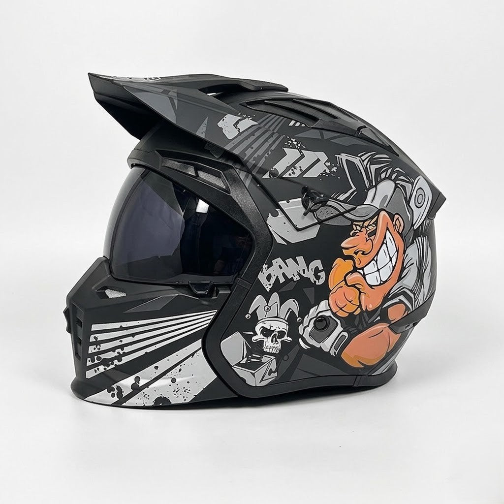 ORZ 163 Pro Retro Helmet - DOT Certified