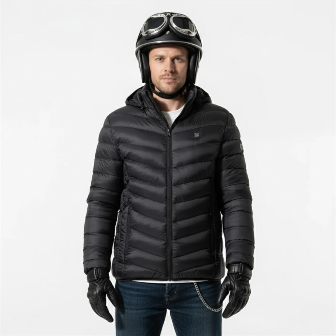 Thermal Heated Puffer Jacket – Waterproof & Windproof