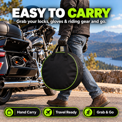 BikerZonez™ Motorcycle Lock Storage Bag