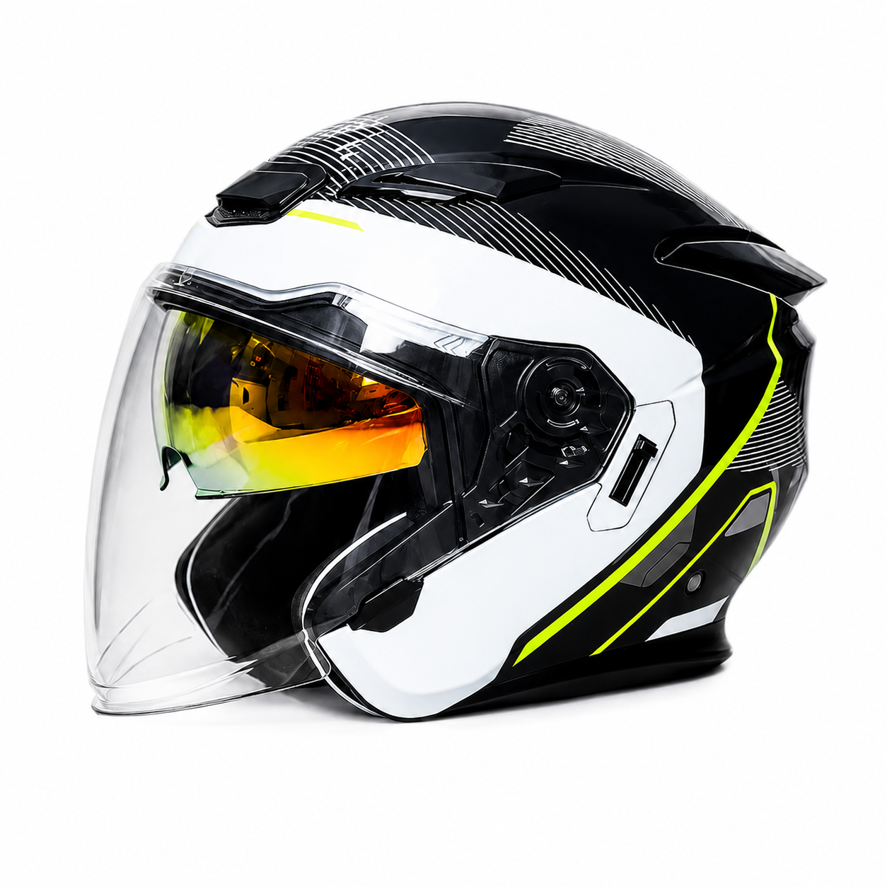 BikerZoneZ™ Sport Street Helmet - DOT Certified