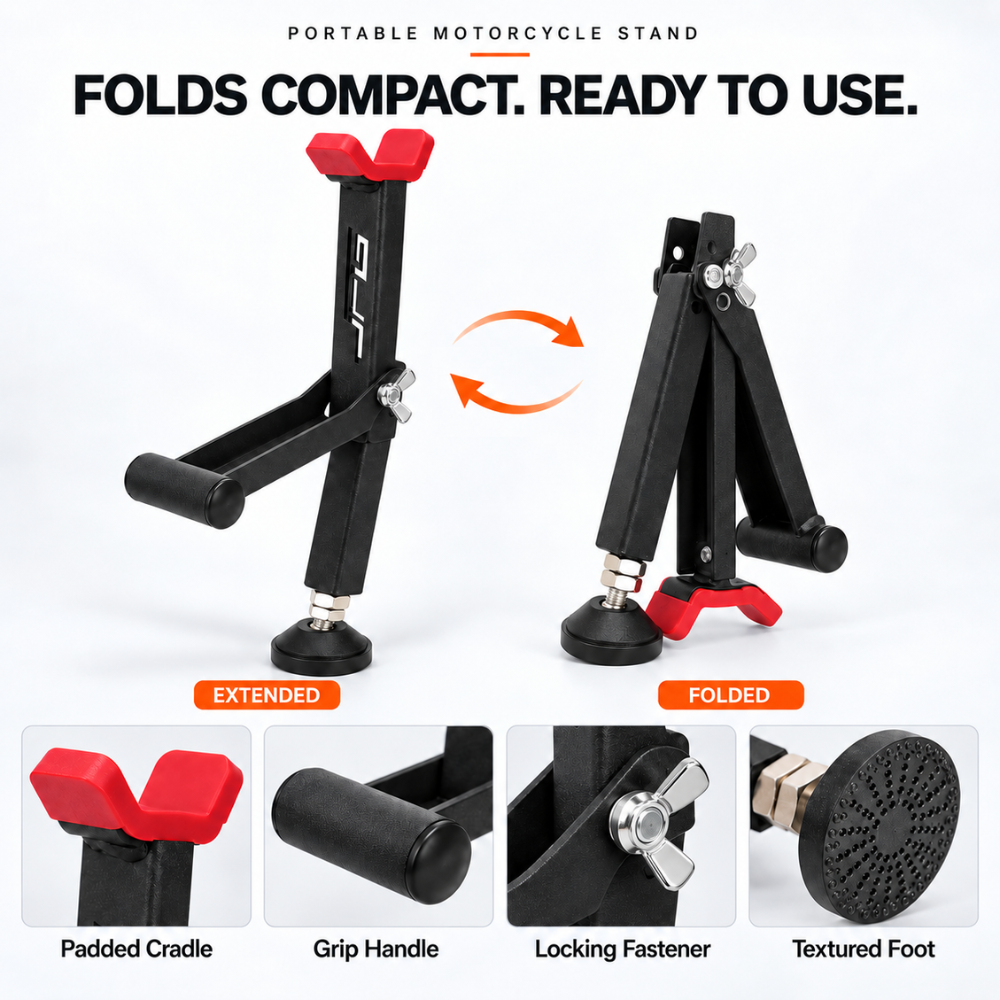 BikerZoneZ Portable Motorcycle Stand