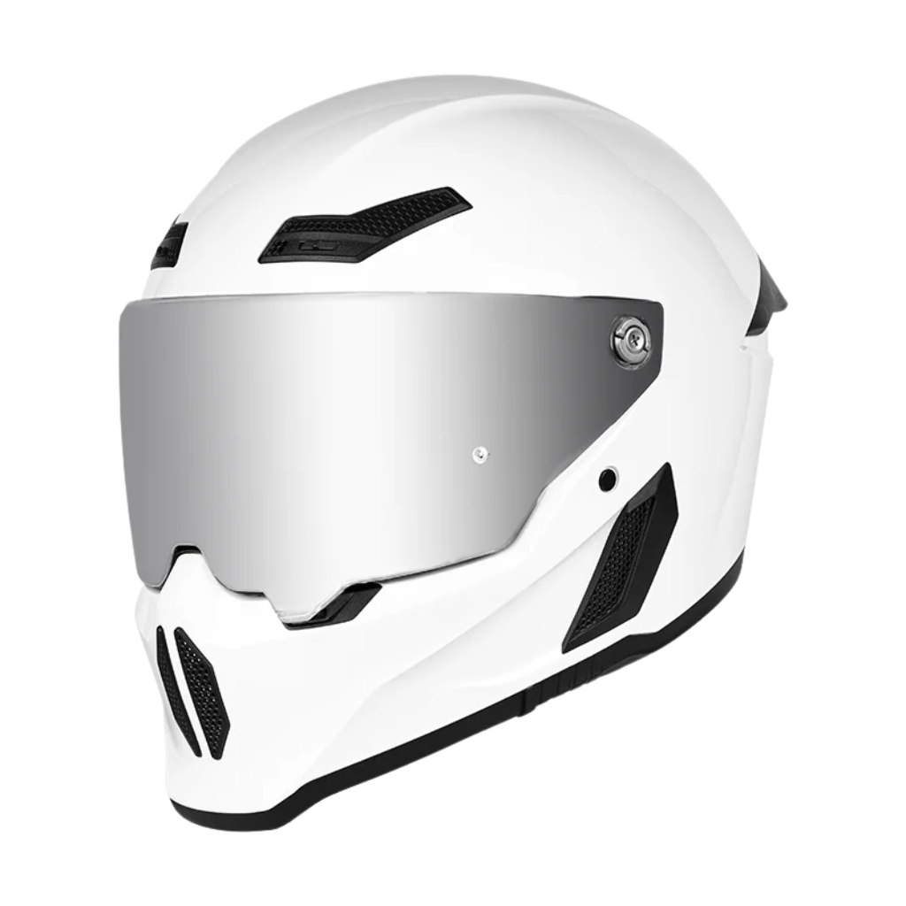 BikerZoneZ Shadow Rider Full Face Helmet – DOT Approved
