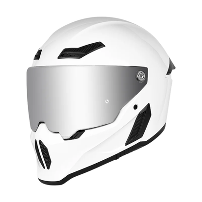 BikerZoneZ Shadow Rider Full Face Helmet – DOT Approved