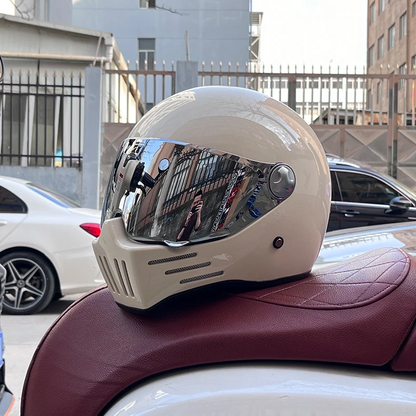 Retro Street Full-Face Helmet