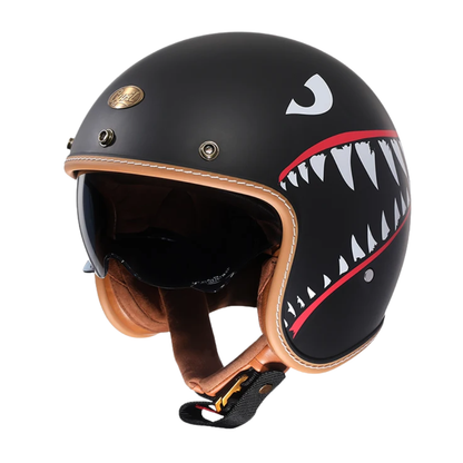 CYRIL B206 Retro Pro Open Face Helmet – DOT & ECE Approved