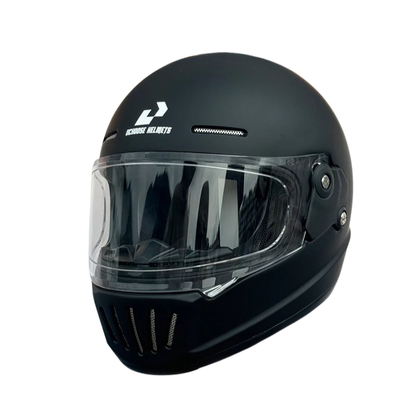 BikerZoneZ RetroRide Full Face Helmet - DOT Approved
