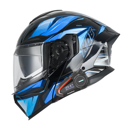 NightRider Pro Flip Helmet - DOT Certified