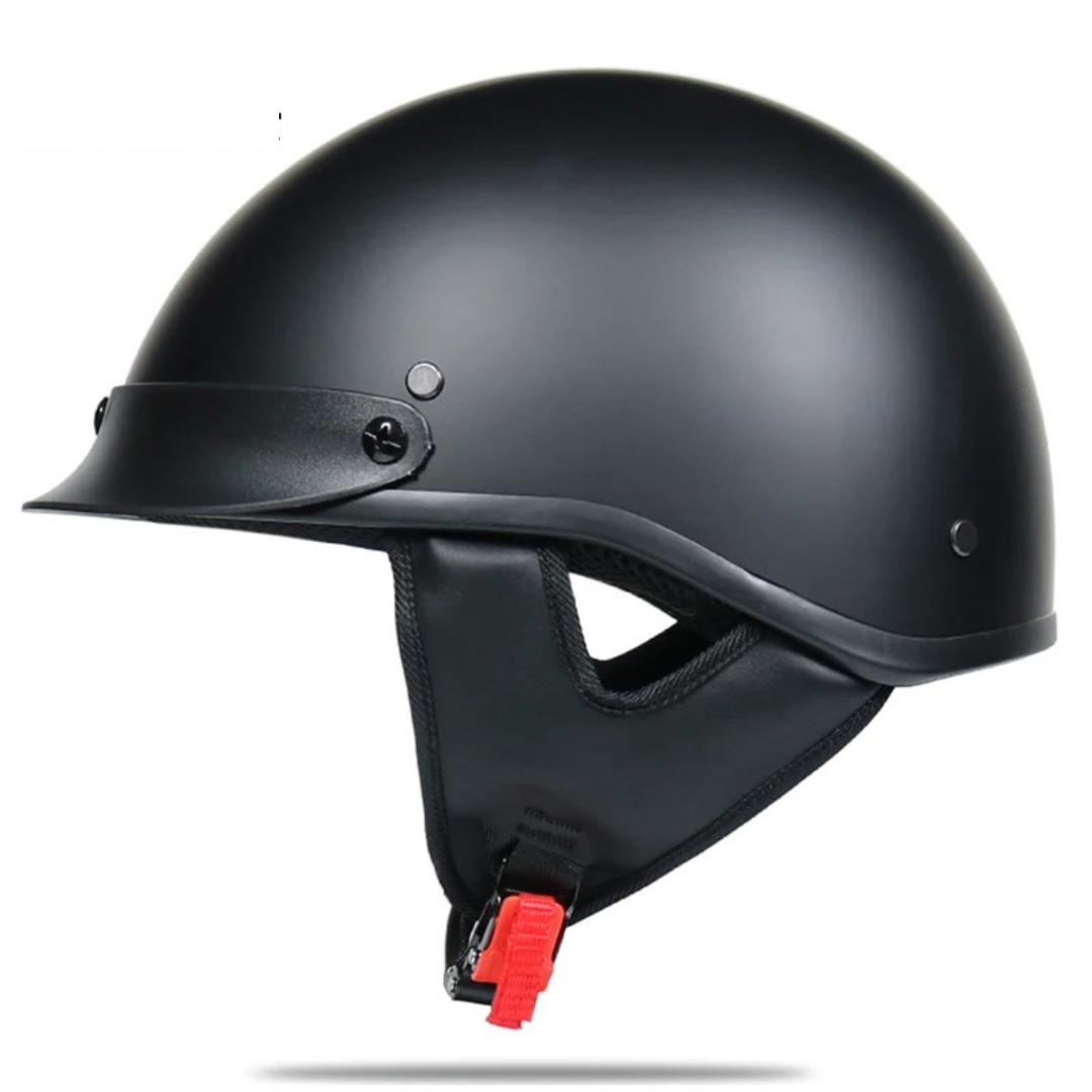 Low Profile Cruiser Half Helmet - DOT and ECE Approved