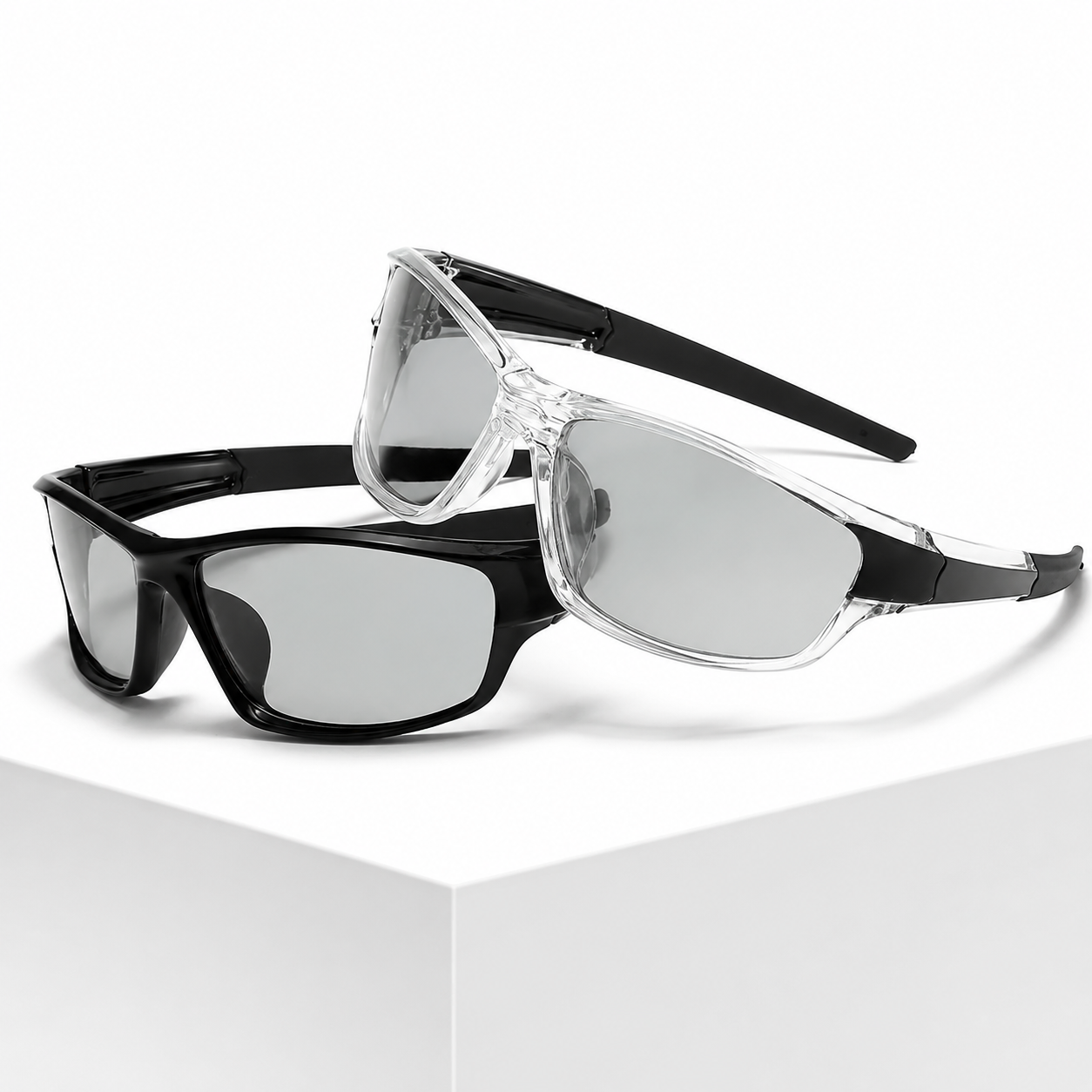 BikerZonez Photochromic Polarized Riding Glasses