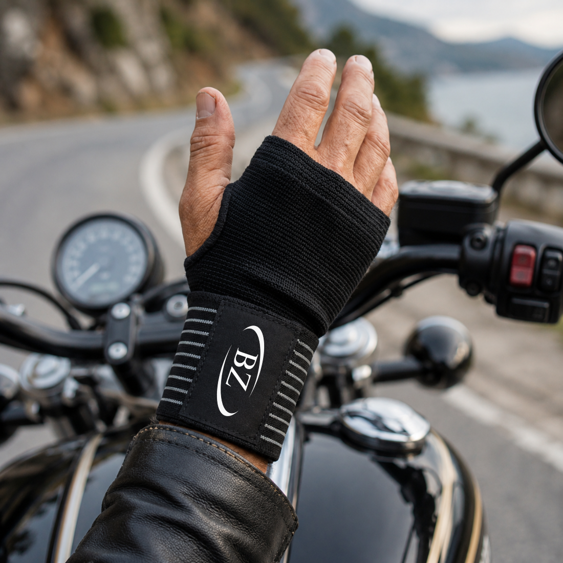 BikerZonez RideFlex™ Motorcycle Wrist Support