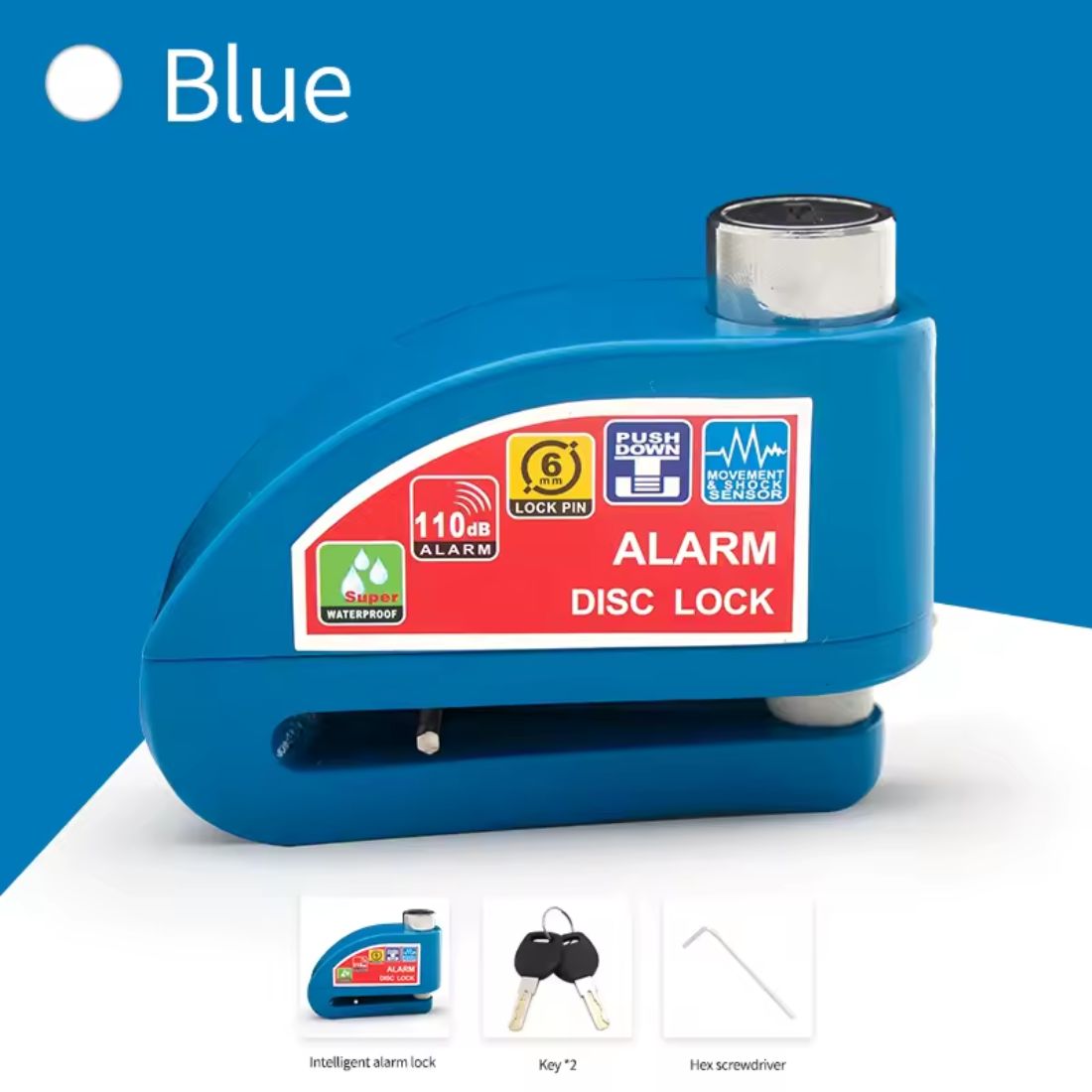 Motorcycle Alarm Disc Brake Lock