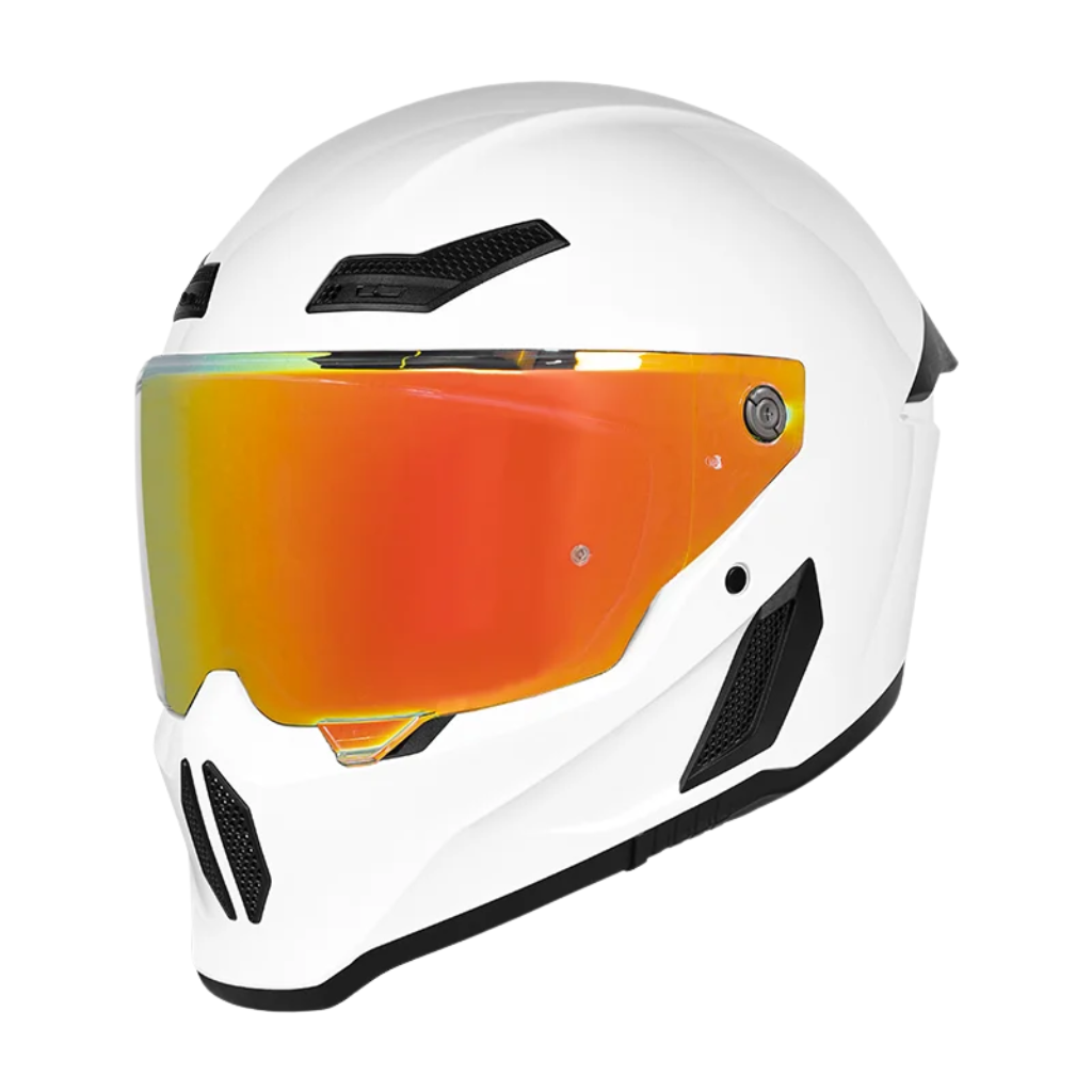 BikerZoneZ Shadow Rider Full Face Helmet – DOT Approved