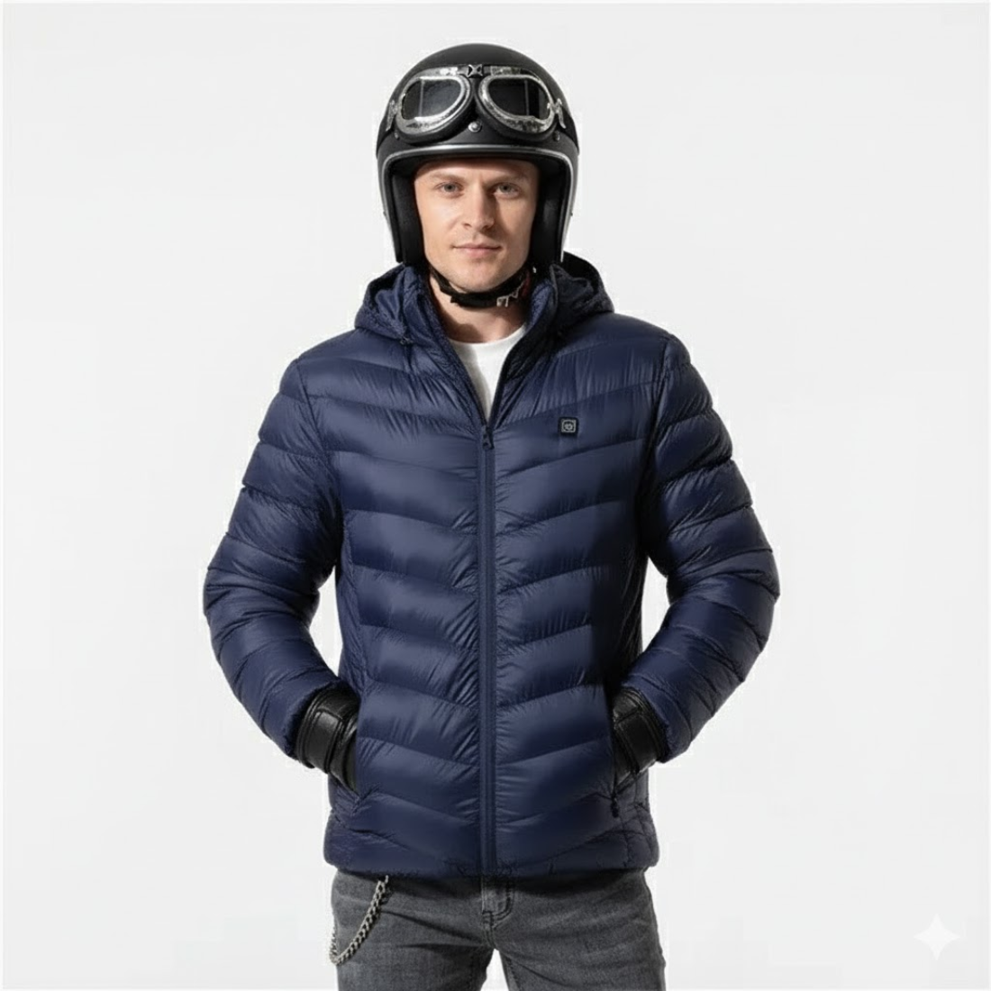 Thermal Heated Puffer Jacket – Waterproof & Windproof