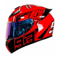 Racing Red Black– Blue Lens