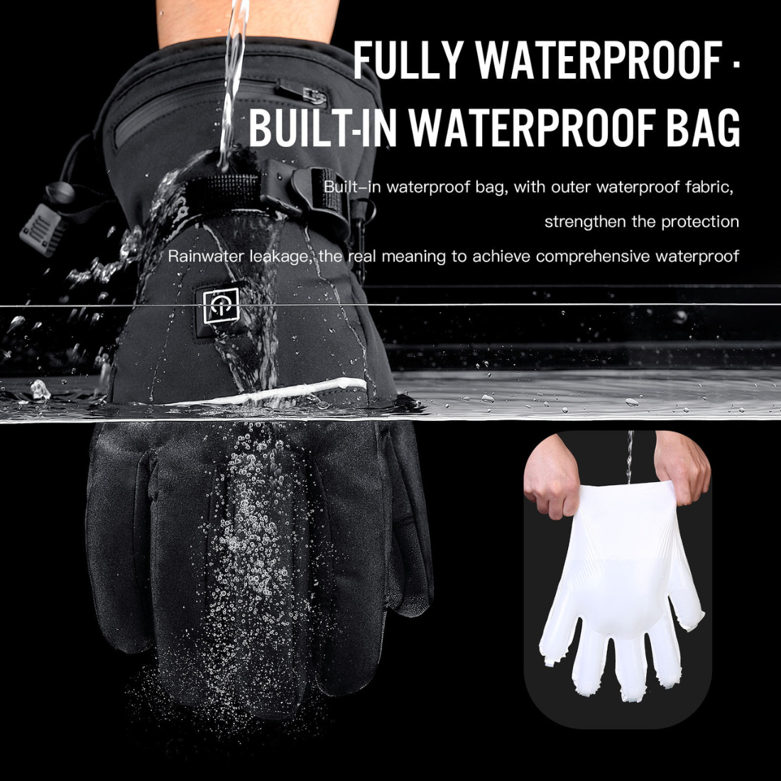 BikerZoneZ Heated Gloves | 360° Warmth Technology