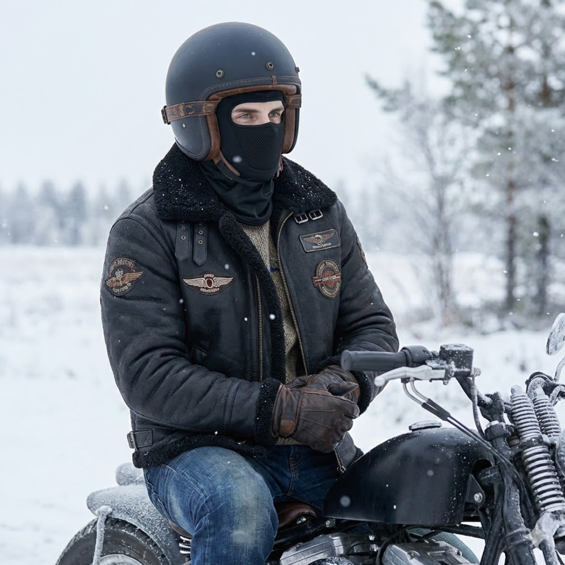 Premium Biker Winter Balaclava – Fleece-Lined, Windproof & Breathable