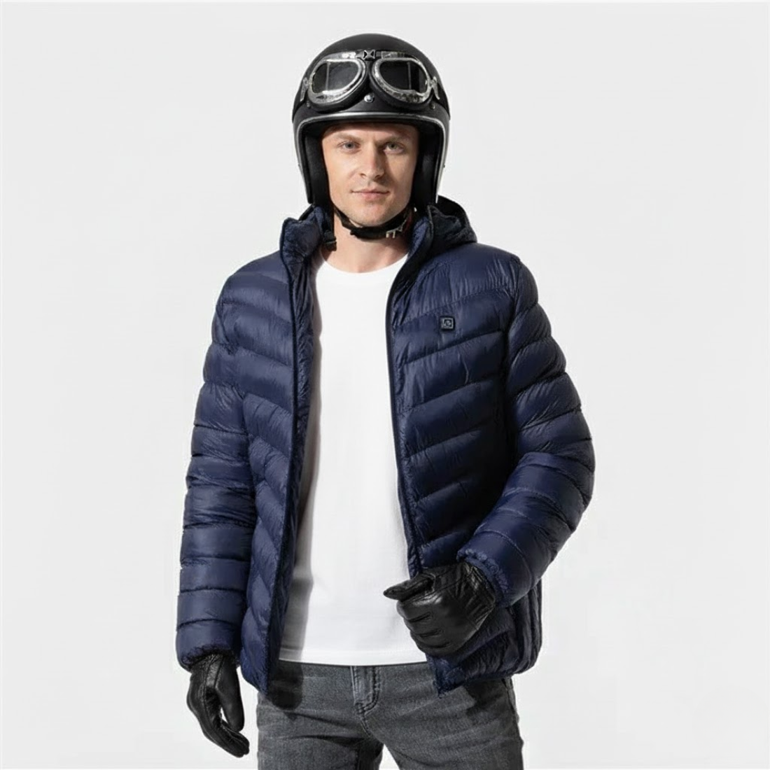 Thermal Heated Puffer Jacket – Waterproof & Windproof