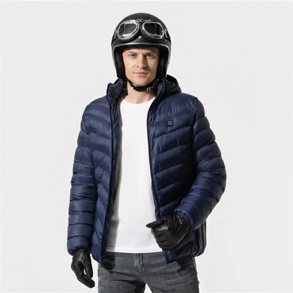 Thermal Heated Puffer Jacket – Waterproof & Windproof