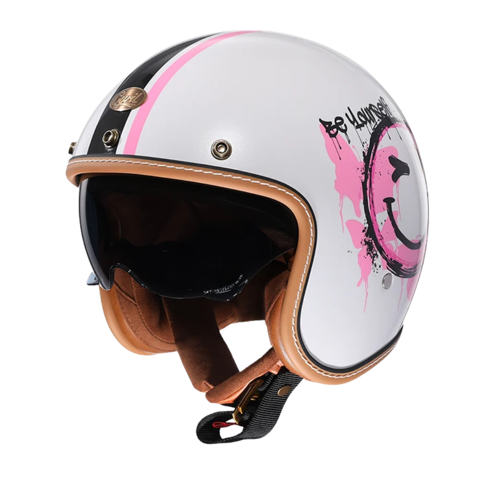 CYRIL B206 Retro Pro Open Face Helmet – DOT & ECE Approved