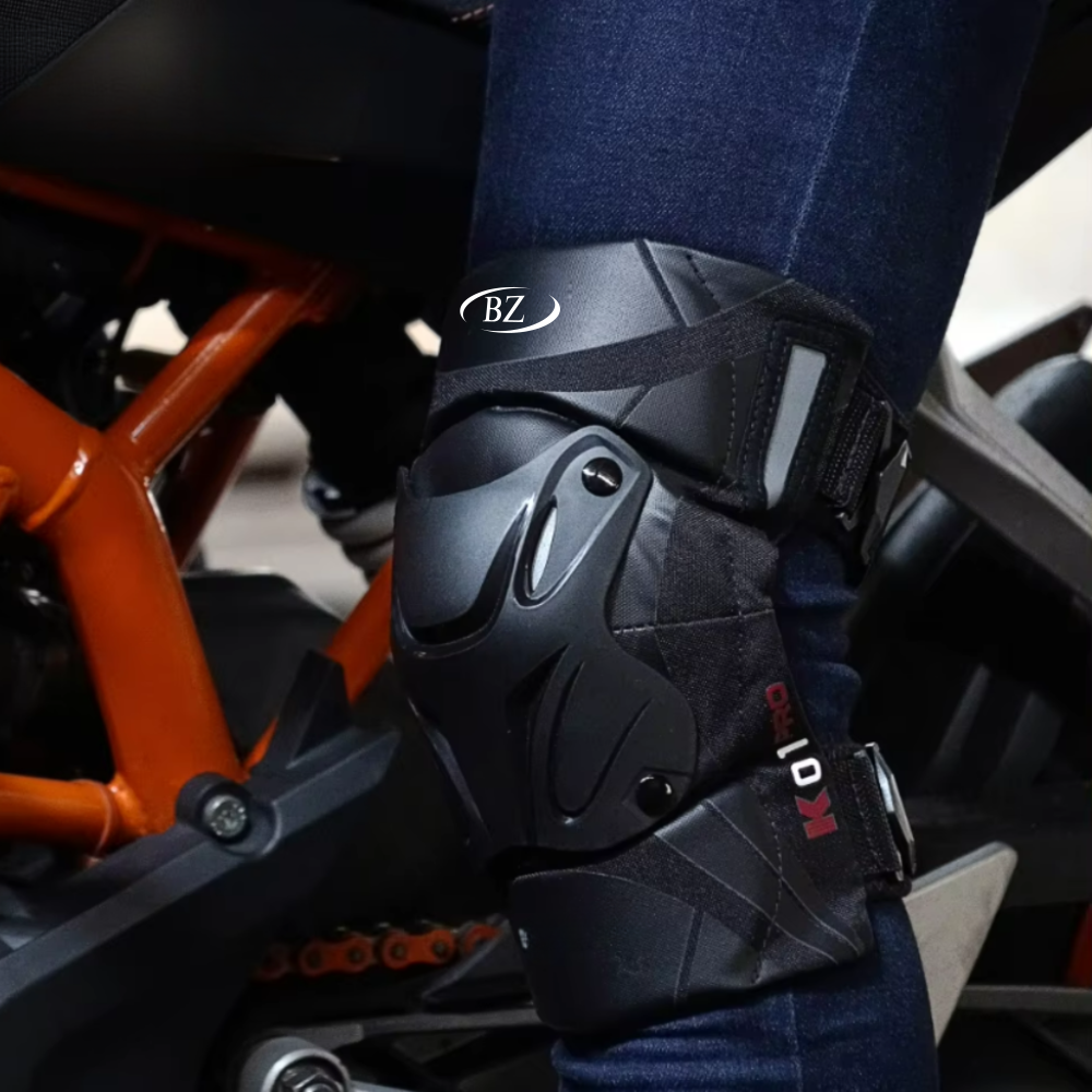 BikerZoneZ Protective Motorbike Knee Pads