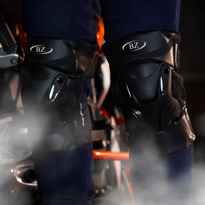 BikerZoneZ Protective Motorbike Knee Pads