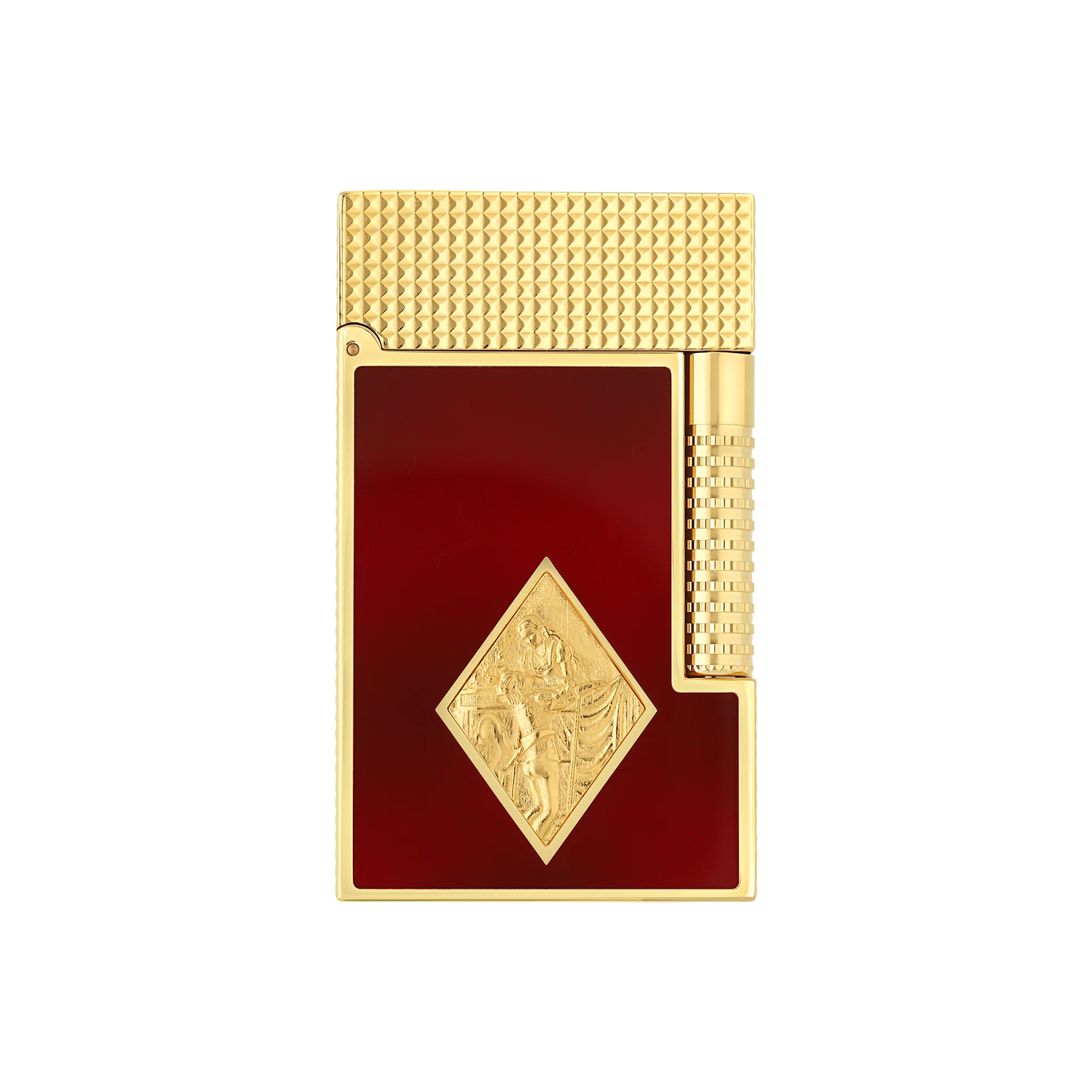 French Red Enamel Gold Lighter – Special Edition