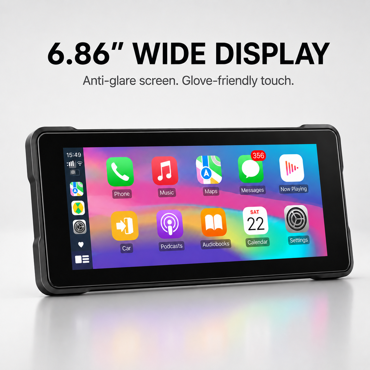BikerZonez 6.86” Motorcycle CarPlay