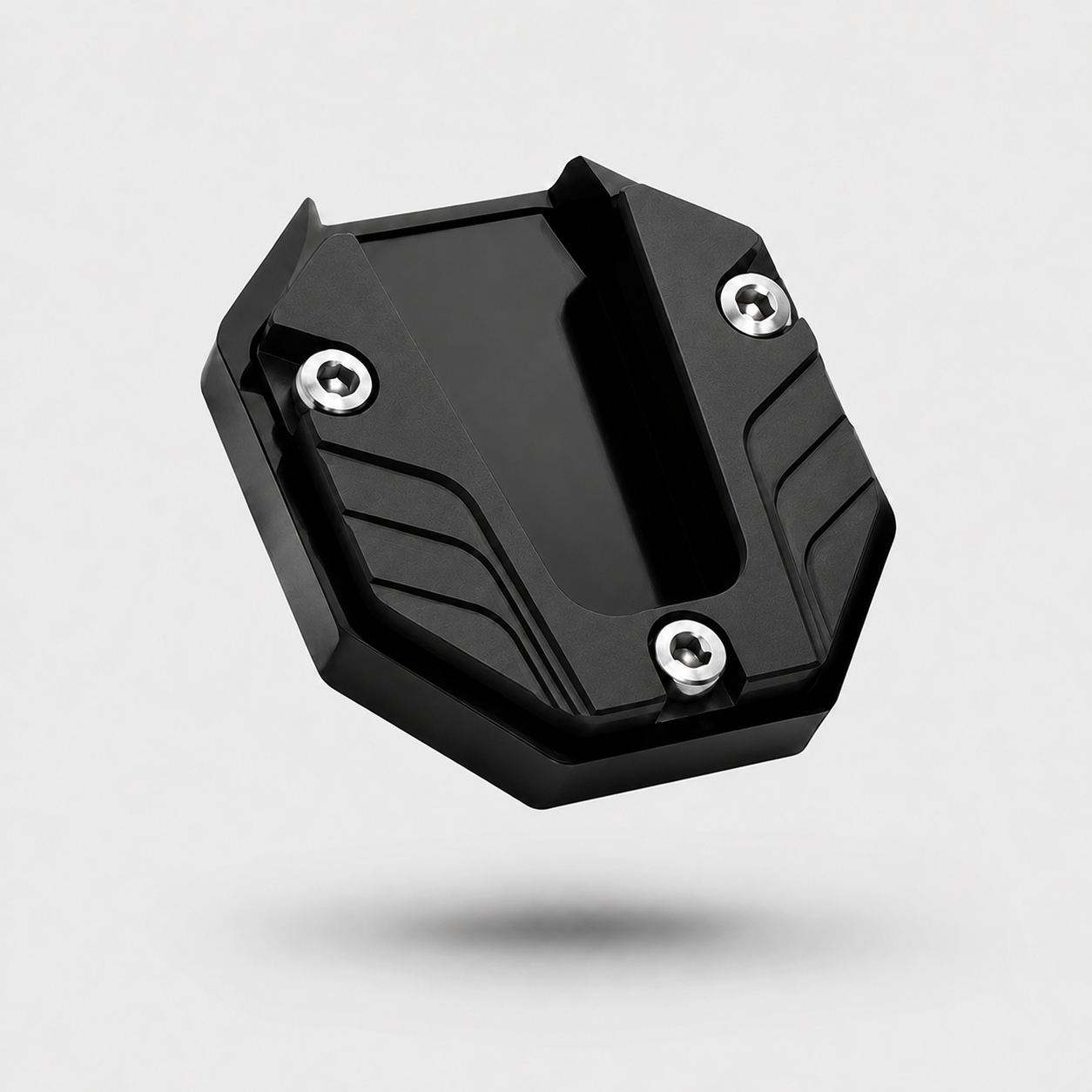 BikerZoneZ Motorcycle Kickstand Pad