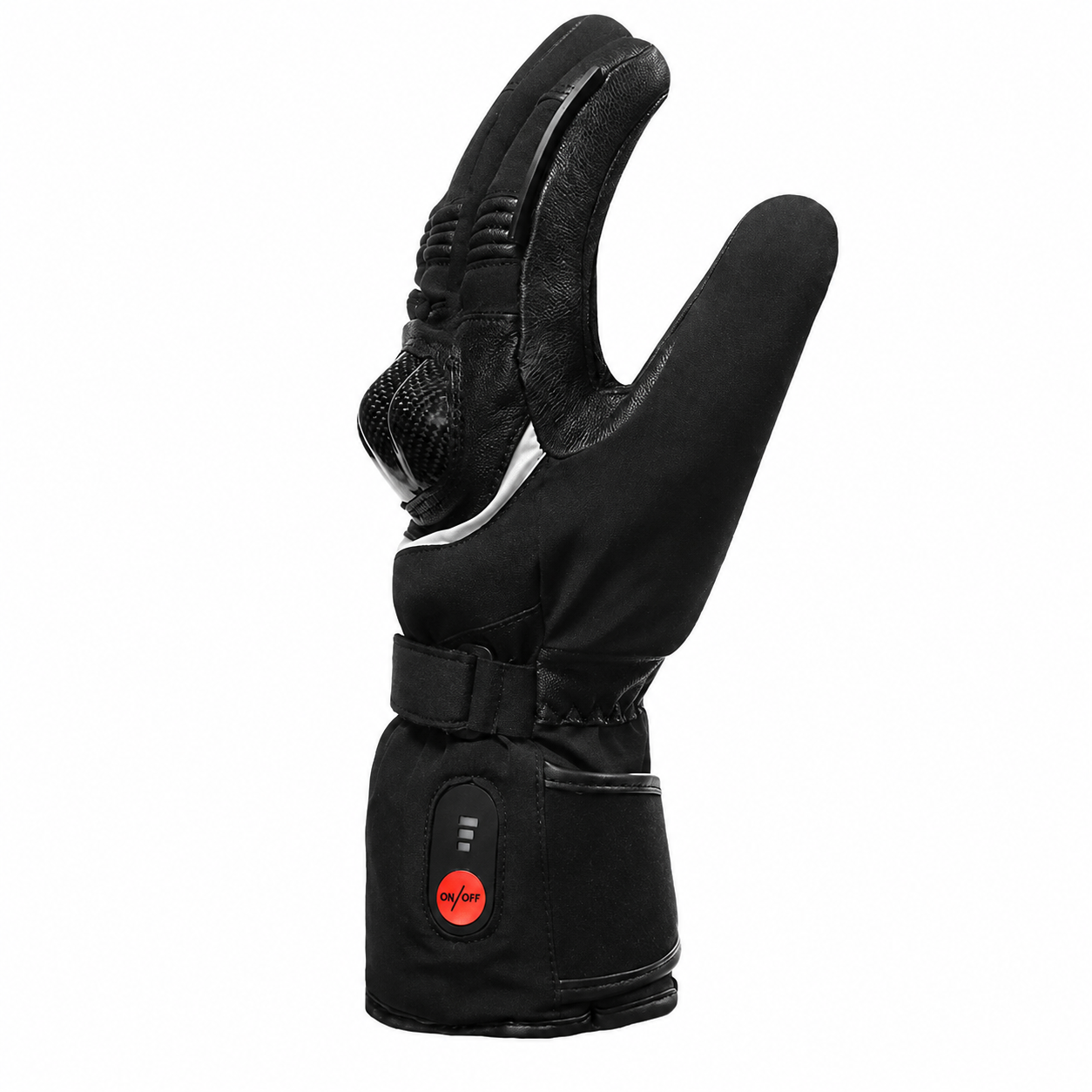 BikerZoneZ™ Heated Motorcycle Gloves - Full-Hand Warmth