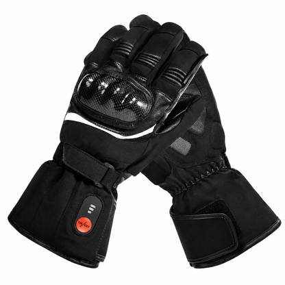 BikerZoneZ™ Heated Motorcycle Gloves - Full-Hand Warmth