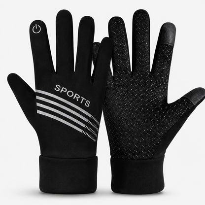BikerZoneZ™ FrostGrip Thermal Touchscreen Riding Gloves