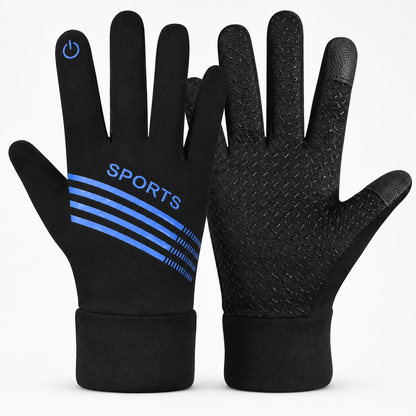 BikerZoneZ™ FrostGrip Thermal Touchscreen Riding Gloves
