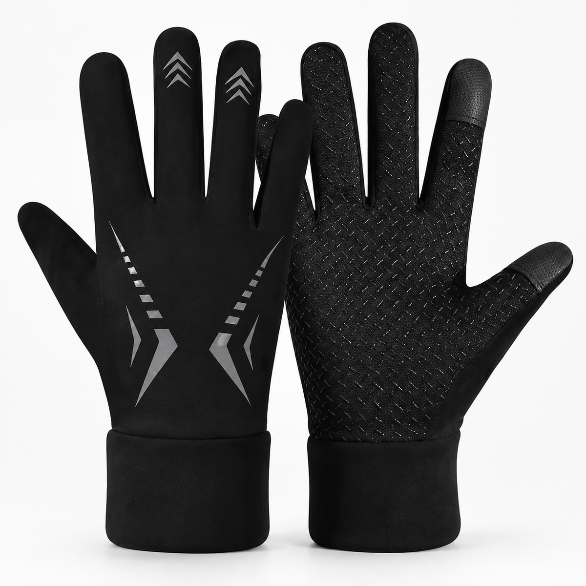 BikerZoneZ™ FrostGrip Thermal Touchscreen Riding Gloves