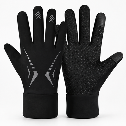 BikerZoneZ™ FrostGrip Thermal Touchscreen Riding Gloves