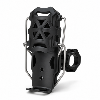 BikerZoneZ Adjustable Motorcycle Water Bottle Holder