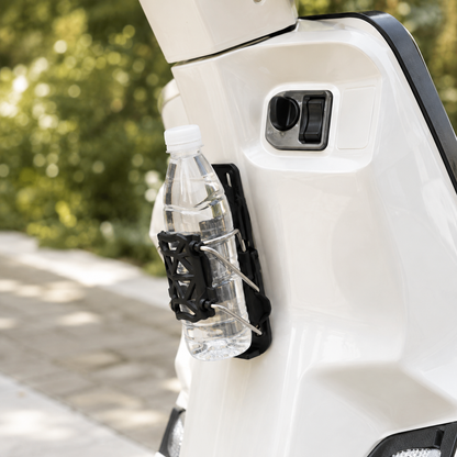 BikerZoneZ Adjustable Motorcycle Water Bottle Holder