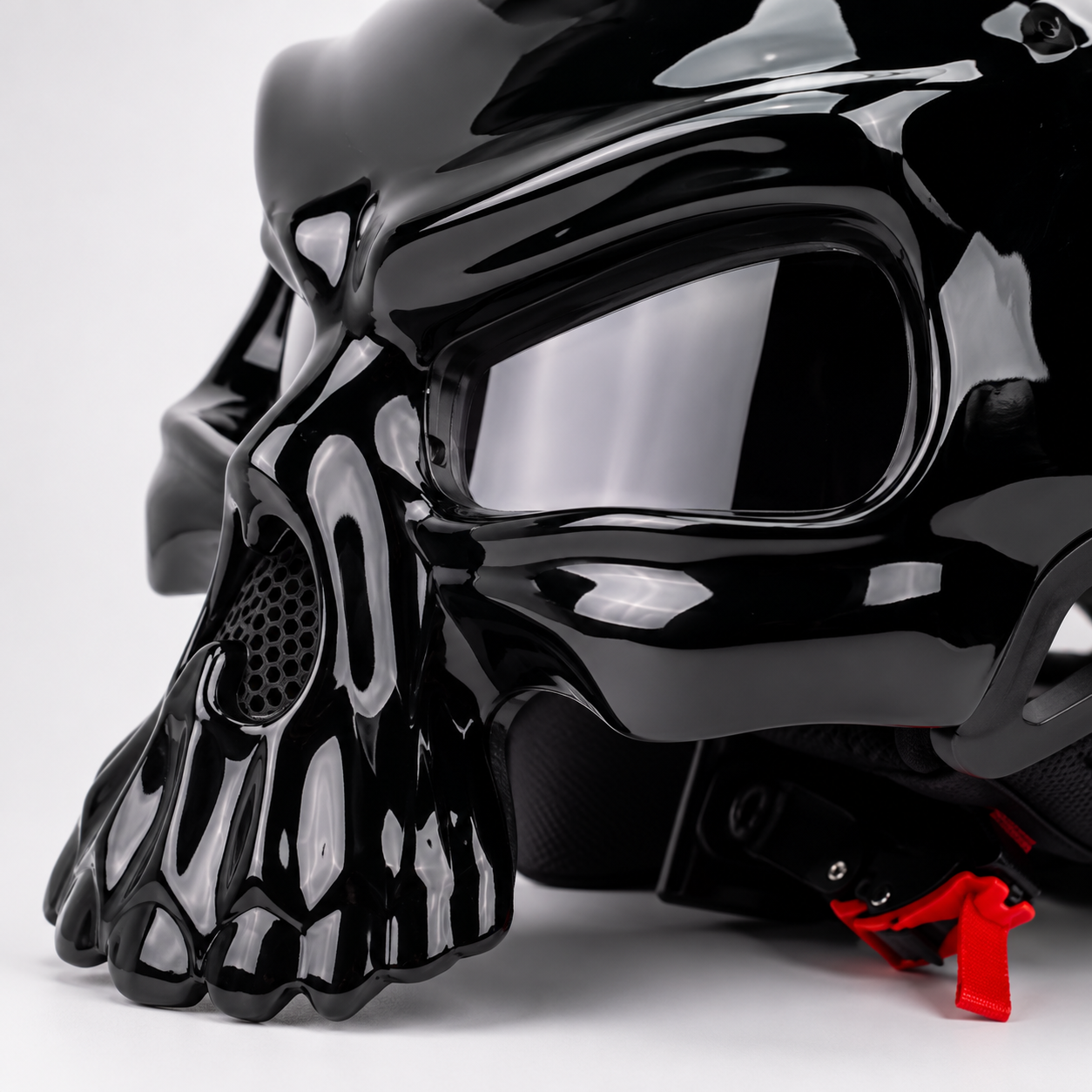 BikerZoneZ SkullRider 3C Half Helmet