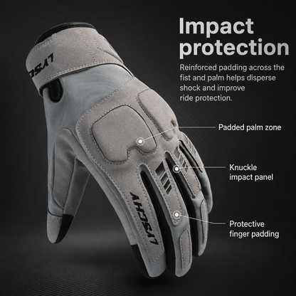 BikerZoneZ FrostGuard Winter Motorcycle Gloves