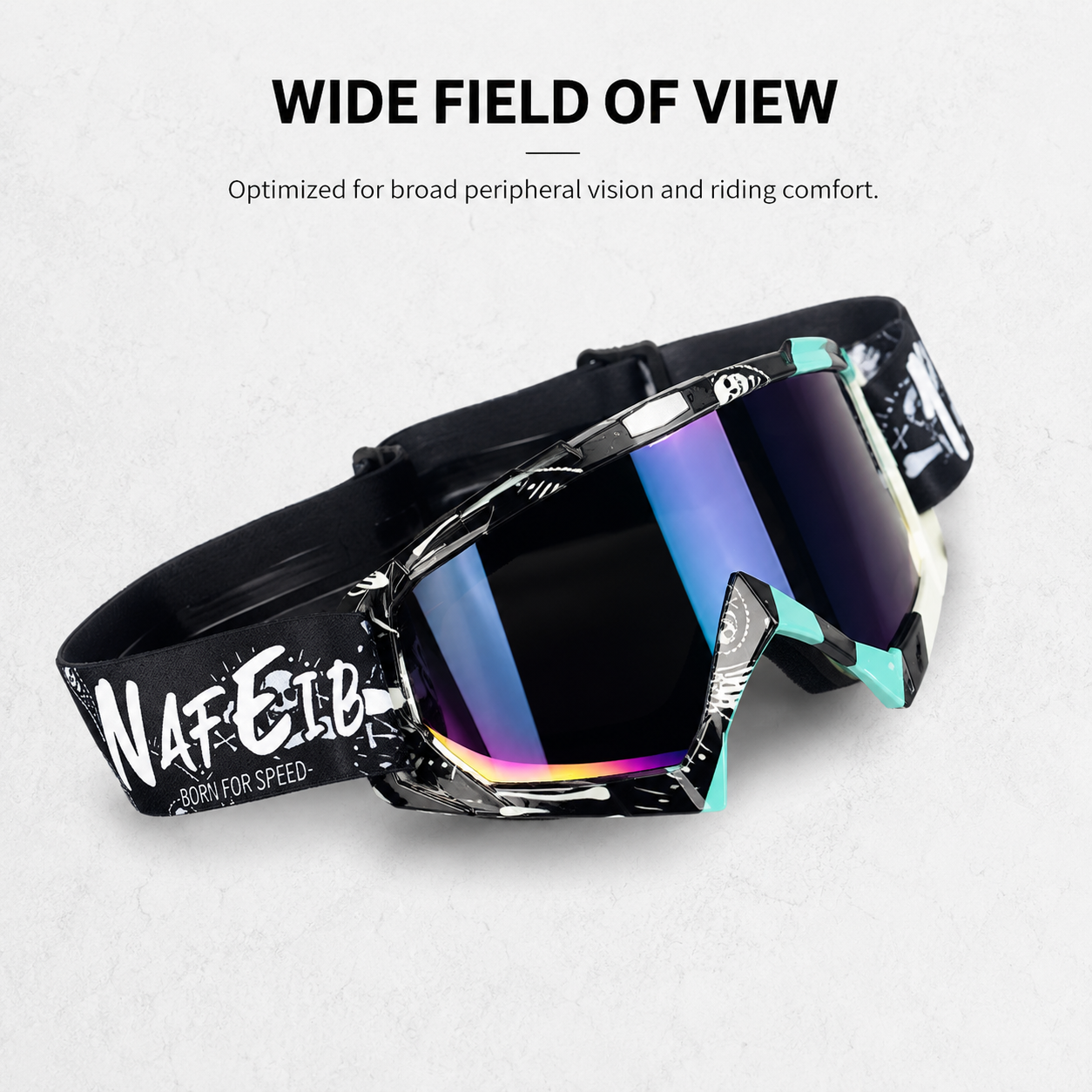 BikerZoneZ ApexView Motocross Goggles