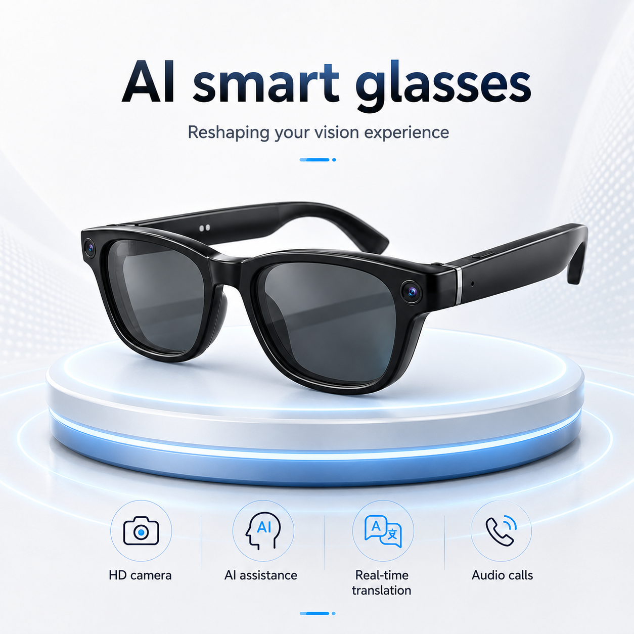 BikerZoneZ RideVision AI Smart Glasses