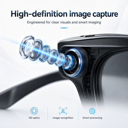 BikerZoneZ RideVision AI Smart Glasses