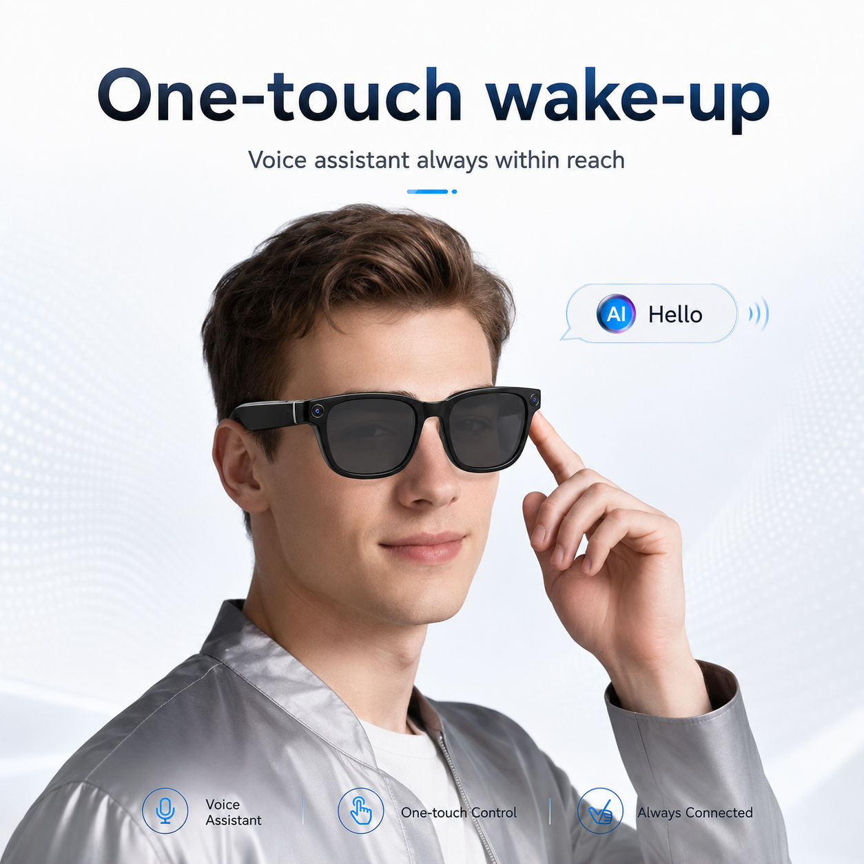 BikerZoneZ RideVision AI Smart Glasses