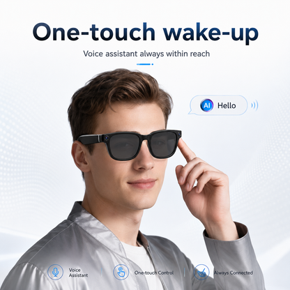 BikerZoneZ RideVision AI Smart Glasses