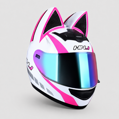 BikerZoneZ MotoCat™ Full Face Helmet