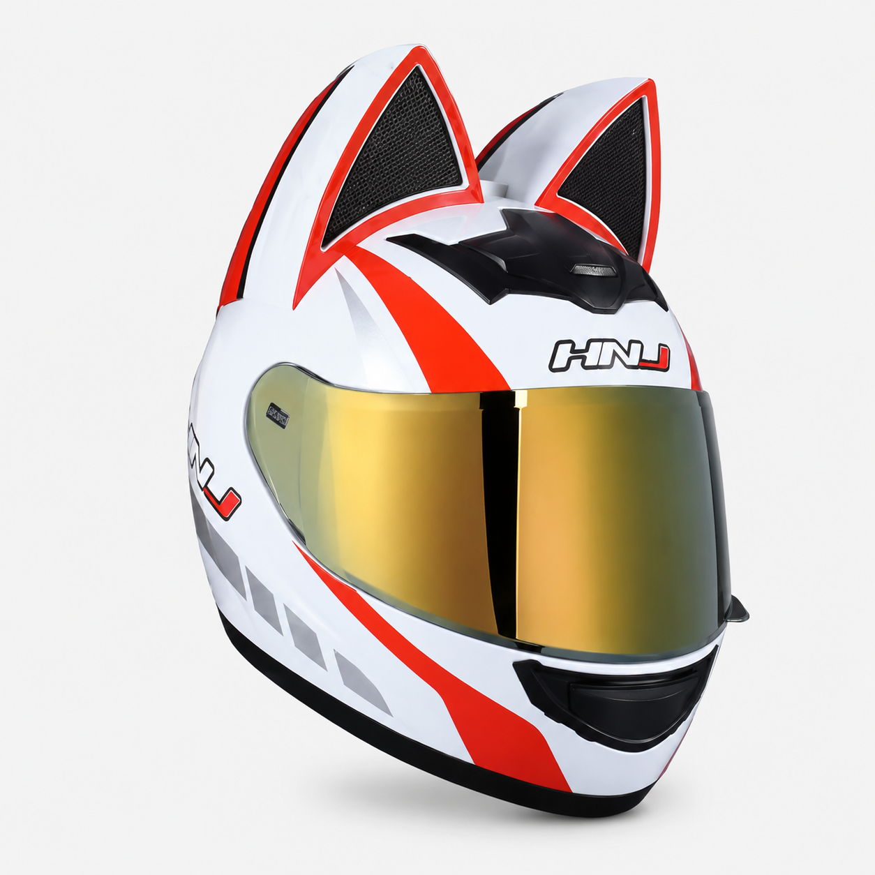 BikerZoneZ MotoCat™ Full Face Helmet