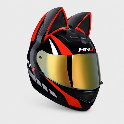 BikerZoneZ MotoCat™ Full Face Helmet