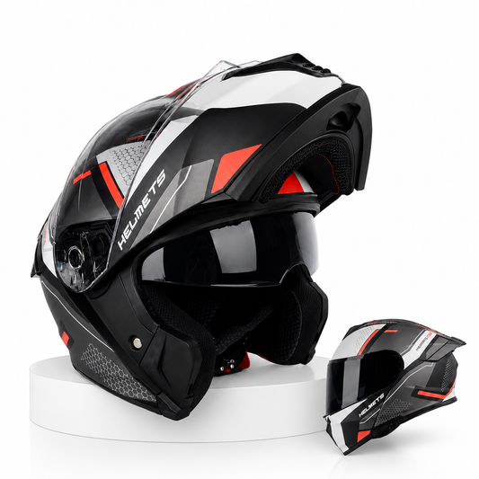 BikerZoneZ AeroFlip™ Modular Full Face Helmet