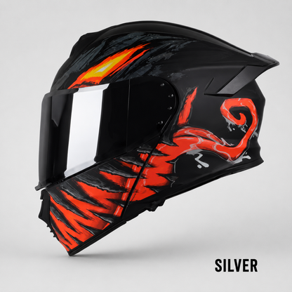 BikerZoneZ AeroFlip™ Modular Full Face Helmet